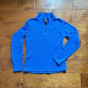 The North Face Blue Fleece Quarter Zip Pullover